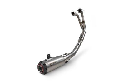 Scorpion Red Power Race System Full System Exhaust - Kawasaki Ninja 400 (2018 - 2023) - Titanium