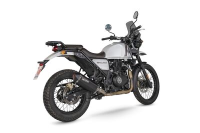 Scorpion Serket Parallel Exhaust - Royal Enfield Himalayan (2016 - Current) - Black Ceramic