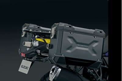 Suzuki V-Strom 800DE Aluminium Side Case Set - Black