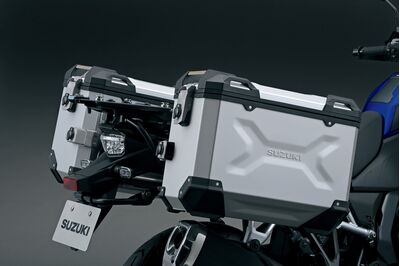 Suzuki V-Strom 800RE Aluminium Side Case Set - Silver