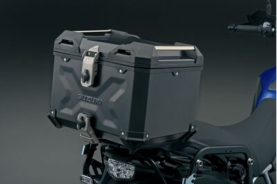 Suzuki V-Strom 800RE Aluminium Top Case Set - Black
