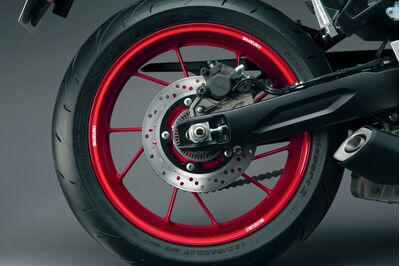 Suzuki GSX-8R Wheel Rim Decal - Red | Free UK Delivery from Two Wheel Centre Mansfield Ltd