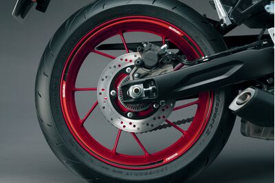 Suzuki GSX-8R Wheel Rim Decal - Red/Black | Free UK Delivery from Two Wheel Centre Mansfield Ltd