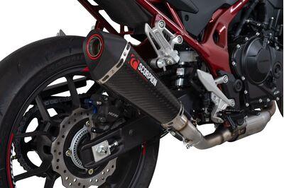 Scorpion Serket Exhaust - Honda CB750 Hornet (2023 - Current) - Carbon Fibre