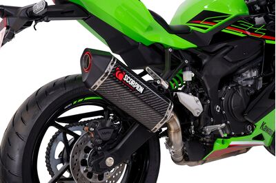Scorpion Serket Exhaust - Kawasaki ZX-4RR (2023 - Current) - Carbon Fibre