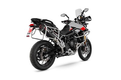 Scorpion Serket Parallel Exhaust - Triumph Tiger 900 (2024 - Current) - Black Ceramic