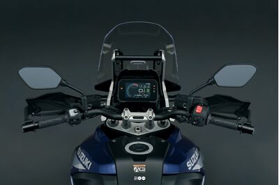 New Suzuki V-Strom 1050 Glass Matt Mechanical Grey / Metallic Matt Black No.2 (CQX) | Two Wheel Centre Mansfield Ltd, Nottingham