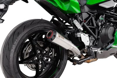 Scorpion Red Power Exhaust - Kawasaki Ninja H2 SX (2022 - Current) - Stainless Steel