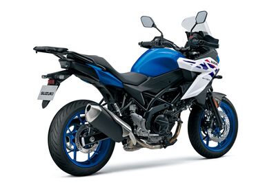 Suzuki SV7-GX - Pearl Brilliant White / Metallic Triton Blue (BQJ) | Two Wheel Centre Mansfield Ltd | New Suzuki Motorcycles
