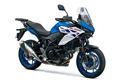Suzuki SV7-GX - Pearl Brilliant White / Metallic Triton Blue (BQJ) | Two Wheel Centre Mansfield Ltd | New Suzuki Motorcycles
