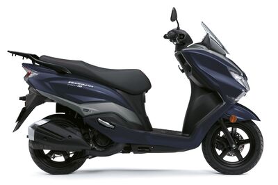 New Suzuki Burgman Street 125 EX - Metallic Matt Stellar Blue (YUA) | New Suzuki Scooters at Two Wheel Centre Mansfield Ltd, Notts, Midlands, UK