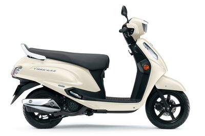 NEW Suzuki Address 125 - Pearl Grace White (Q1S) | New Suzuki Scooters | Two Wheel Centre Mansfield Ltd