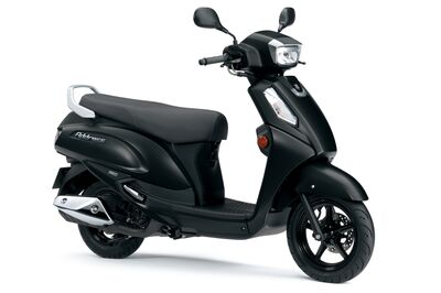 NEW Suzuki Address 125 - Metallic Matt Black No.2 (YKV) | New Suzuki Scooters | Two Wheel Centre Mansfield Ltd