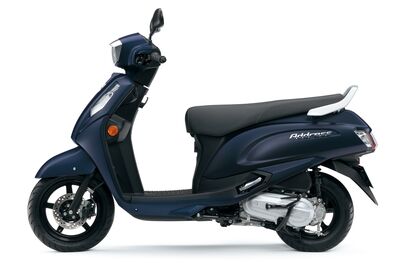 NEW Suzuki Address 125 - Metallic Matt Stellar Blue (YUA) | New Suzuki Scooters | Two Wheel Centre Mansfield Ltd