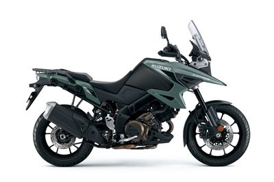 New Suzuki V-Strom 1050 Metallic Matt Steel Green / Metallic Matt Black No.2 (CWY) | Two Wheel Centre Mansfield Ltd, Nottingham