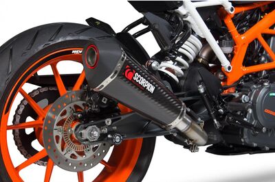 Scorpion Serket Exhaust KTM Duke 390 2017 2018