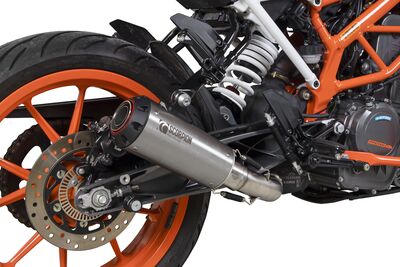 Scorpion Red Power Exhaust - KTM 390 Duke (2017 - 2020) - Stainless Steel