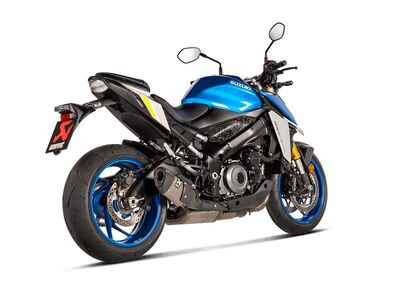 Akrapovic Titanium Silencer Slip-On Kit With Carbon Heat Shield for Suzuki GSX-S1000 / GT (2021 - Current) | Akrapovic Motorcycle Exhausts | Two Wheel Centre Mansfield Ltd