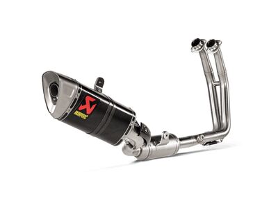 Akrapovic Carbon Silencer 2-1 Full Race System for Suzuki GSX-8S (2023 - Current)  | Akrapovic Motorcycle Exhausts | Two Wheel Centre Mansfield Ltd