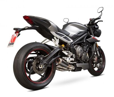 Scorpion RP-1 GP Exhaust Triumph Street Triple 765 2017