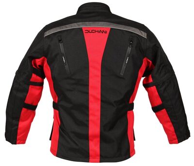 Duchinni Jago Children's Textile Jacket - Black/Red | Duchinni Children's Motorcycle Clothing | Two Wheel Centre Mansfield Ltd