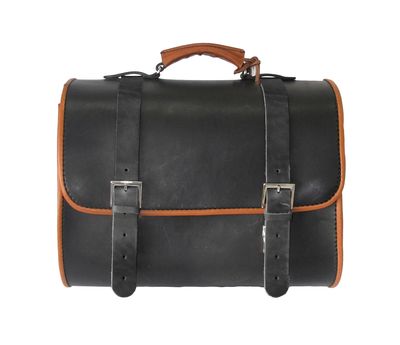 Vespa Sprint Leather Top Bag Black