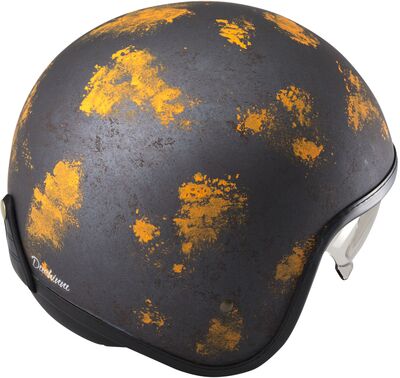 Duchinni D388 Open Face Helmet - Vintage Rust | Duchinni Motorcycle Helmets | Free UK Delivery