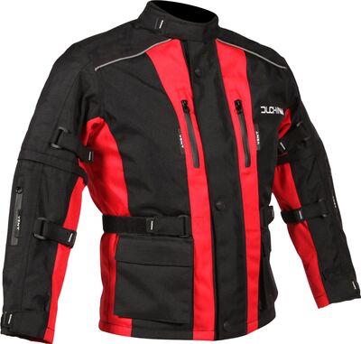 Duchinni Jago Children's Textile Jacket - Black/Red | Duchinni Children's Motorcycle Clothing | Two Wheel Centre Mansfield Ltd