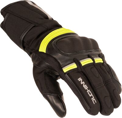 Duchinni Yukon 2.0 CE Waterproof Motorcycle Gloves - Black/Neon Yellow | Duchinni Motorcycle Gloves | Two Wheel Centre Mansfield Ltd