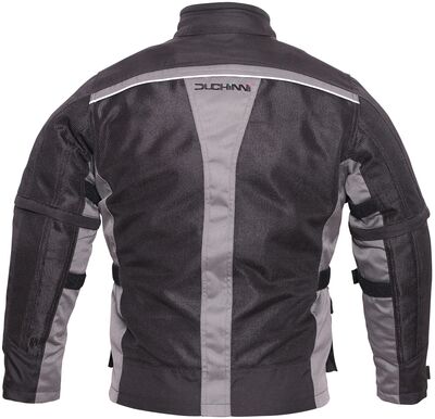 Duchinni Jago Air Children's Mesh Textile Jacket - Black/Gun | Duchinni Children's Motorcycle Clothing | Two Wheel Centre Mansfield Ltd