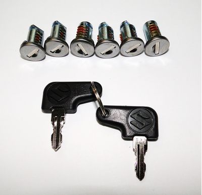 Suzuki V-Strom 650 Side Case 6pc lock set