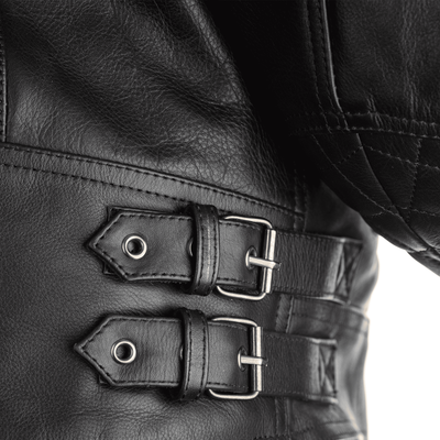 RST Isle Of Man TT Brandish Leather Jacket - Black