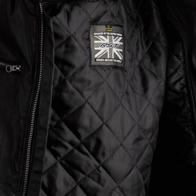 RST Brixton Ladies Wax Jacket - Black