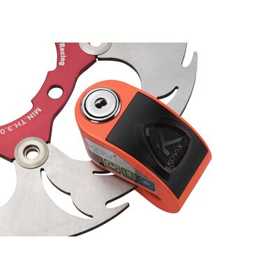 Kovix KD Series Alarmed Disc Lock 6mm Pin - Fluo Orange