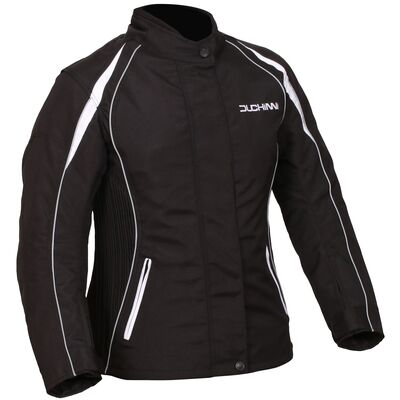 Duchinni Vienna CE Ladies Textile Jacket - Black/White