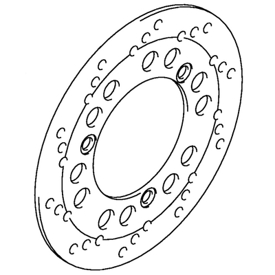 Suzuki UH125 Burgman Front Brake Disc - K2-K6