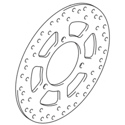 Suzuki UH125 Burgman Rear Brake Disc - K7-L3