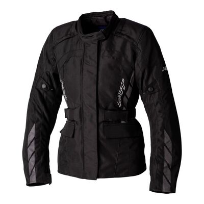 RST Alpha 5 CE Ladies Textile Jacket - Black / Black