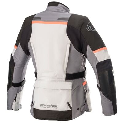 Alpinestars Stella Andes V3 Drystar Textile Jacket - Ice Grey / Dark Grey / Coral