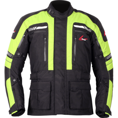 Weise Ottawa Waterproof Textile Jacket - Black / Neon