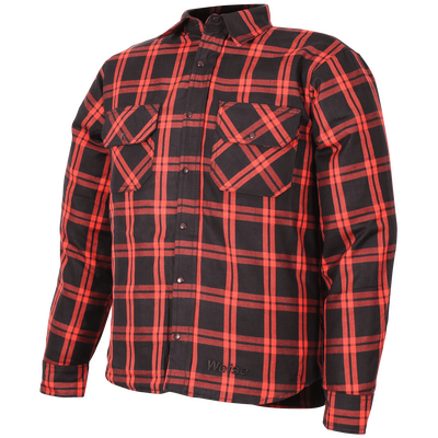 Weise Redwood Motorcycle Shirt - Black/Orange