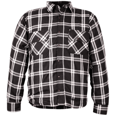 Weise Redwood Motorcycle Shirt - Black/White