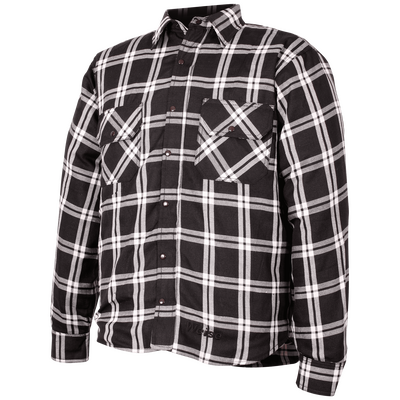 Weise Redwood Motorcycle Shirt - Black/White