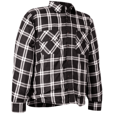 Weise Redwood Motorcycle Shirt - Black/White