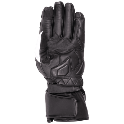Weise Falcon Leather Glove - Black/White Weise Falcon Leather Glove - Black/White