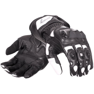 Weise Falcon Leather Glove - Black/White Weise Falcon Leather Glove - Black/White