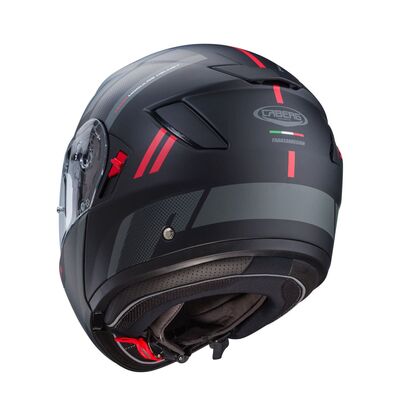 Caberg Levo X Manta - Matt Black/Anthracite/Red | Caberg Motorcycle Helmets | Free UK Delivery