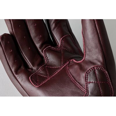 RST Isle Of Man TT Hillberry 2 CE Gloves - Oxblood Red | Free UK Delivery from Two Wheel Centre Mansfield Ltd