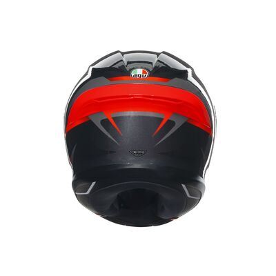 AGV K6-S Slashcut - Black/Grey/Red | AGV Motorcycle Helmets | Free UK Delivery from Two Wheel Centre Mansfield Ltd
