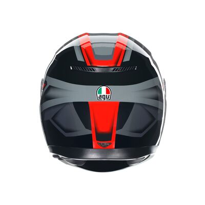 AGV K3 Compound - Black/Red | AGV Motorcycle Helmets | Free UK Delivery from Two Wheel Centre Mansfield Ltd